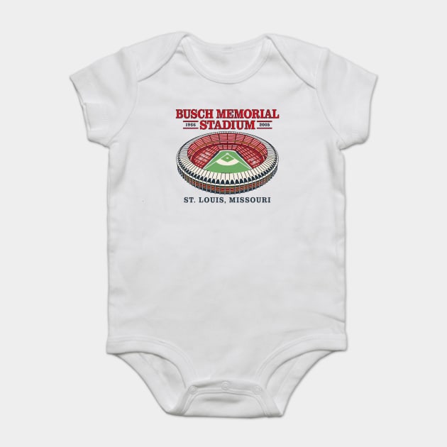 Busch Memorial Stadium Baby Bodysuit by Litehouse Tees